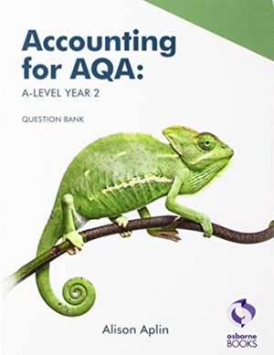 AQA A LEVEL YEAR 2 QUESTION BANK de Alison Aplin