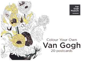 Colour Your Own Van Gogh Postcard Book