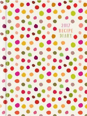 EAGLEMOSS: 2017 Recipe Diary 'Spots Design': A5 Week-to-View