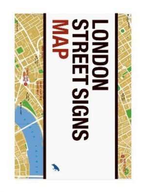 London Street Signs Map de Alistair Hall