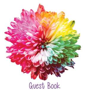 Guest Book, Guests Comments, Visitors Book, Vacation Home Guest Book, Beach House Guest Book, Comments Book, Visitor Book, Colourful Guest Book, Holiday Home, Retreat Centres, Family Holiday Guest Book (Hardback) de Lollys Publishing