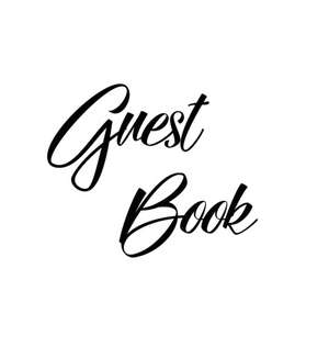 Black and White Guest Book, Weddings, Anniversary, Party's, Special Occasions, Memories, Christening, Baptism, Visitors Book, Guests Comments, Vacation Home Guest Book, Beach House Guest Book, Comments Book, Wake, Funeral and Visitor Book (Hardback) de Lollys Publishing