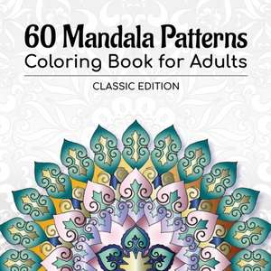 60 Mandala Patterns Coloring Book for Adults de Stp Books Designs