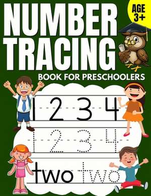 Number Tracing Book for Preschoolers de Brighter Child Company