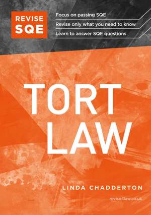 Revise SQE Tort Law de Linda Chadderton