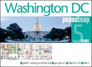 Washington DC Popout Map de Popout Maps