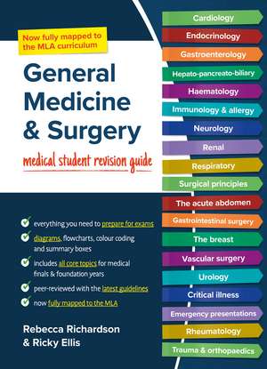 General Medicine and Surgery, MLA edition: Medical Student Revision Guides de Rebecca Richardson