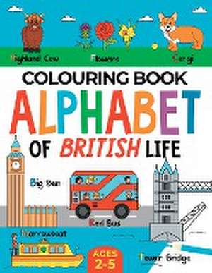 British Colouring Book for Children de Fairywren Publishing