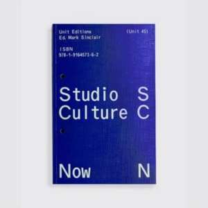 Studio Culture Now de Mark Sinclair