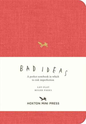 A Notebook for Bad Ideas (Small / Red / Lined) de Hoxton Mini Press