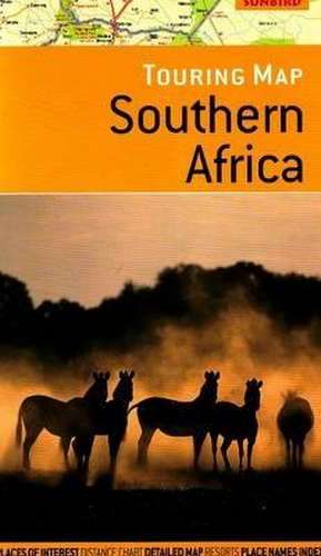 Touring Map of Southern Africa: 2nd Edition de Jonathan Ball Publishers