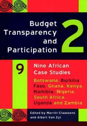 Budget Transparency and Participation 2 de Marritt Claassens