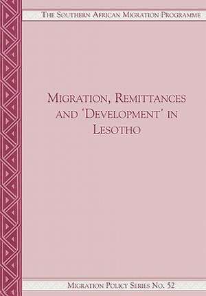 Migration, Remittances and Development de Jonathan Crush