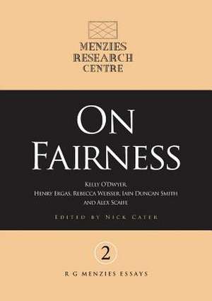 On Fairness de Nick Cater