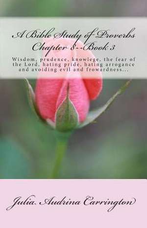 A Bible Study of Proverbs Chapter 8--Book 3