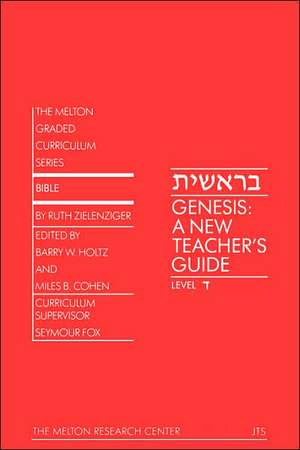 Genesis: A New Teacher's Guide de Ruth Zielenziger