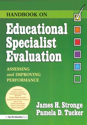 Handbook on Educational Specialist Evaluation de James Stronge