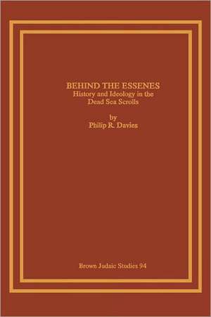 Behind the Essenes de Philip R. Davies