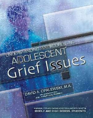 Understanding and Addressing Adolescent Grief Issues: A Manual for Any Caring Adult Dealing with Grief in Middle and High School Students de M. A. Opalewski, David A.