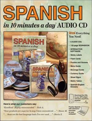 SPANISH in 10 minutes a day BOOK + AUDIO de Kristine K Kershul