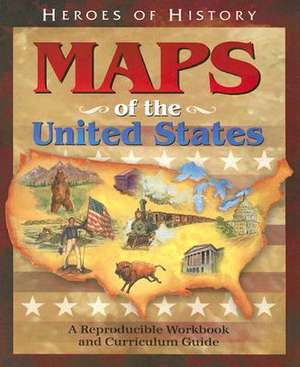 Maps of the United States Workbook de Emerald Books