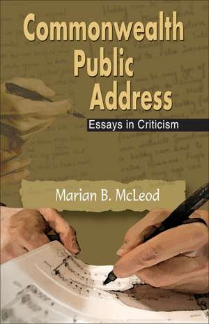 Commonwealth Public Address de Marian B. McLeod