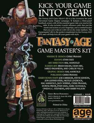 Fantasy Age Game Masters Kit de Chris Pramas