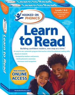 Hooked on Phonics Learn to Read - Levels 7&8 Complete, Volume 4: Early Fluent Readers (Second Grade Ages 7-8) de Hooked on Phonics