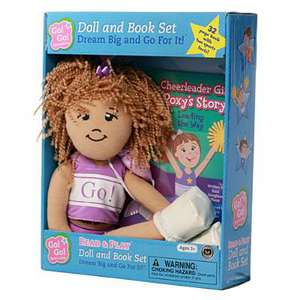 Cheerleader Girl Roxy's Story: Leading the Way: Read & Play Doll and Book Set de Kara Douglass Thom