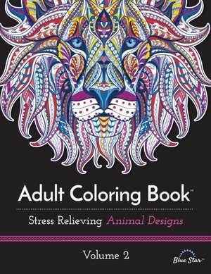 Blue Star Coloring: Adult Coloring Book