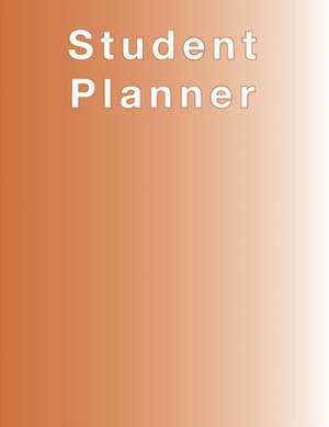 Burnt Orange Planner, Agenda, Organizer for Students, (Undated) Large 8.5 X 11, Weekly View, Monthly View, Yearly View de April Chloe Terrazas