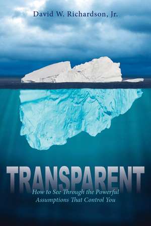 Transparent: How to See Through the Powerful Assumptions That Control You de David Richardson