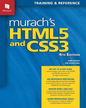 Murachs HTML5 and CSS3 de Zak Ruvalcaba
