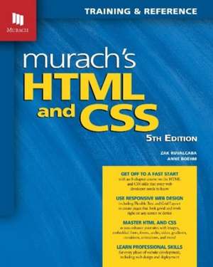 Murach's HTML and CSS de Zak Ruvalcaba