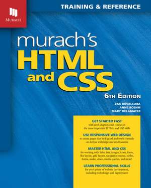 Murach's HTML and CSS de Zak Ruvalcaba