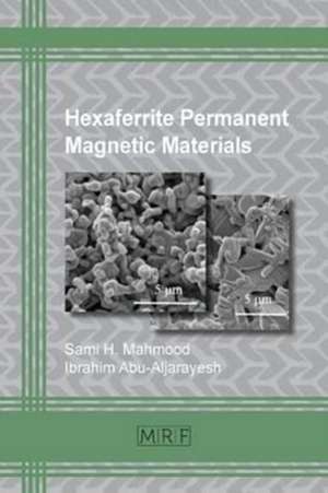 Hexaferrite Permanent Magnetic Materials de Sami H. Mahmood