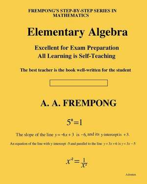 Elementary Algebra de A. A. Frempong