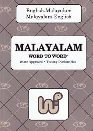 English-Malayalam & Malayalam-English Word-to-Word Dictionary de C. Sesma