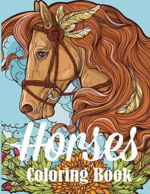 Horses Coloring Book de Creative Coloring