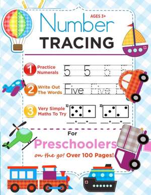 Number Tracing for Preschoolers de Smile Publishers