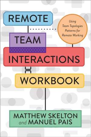 Remote Team Interactions Workbook de Matthew Skelton