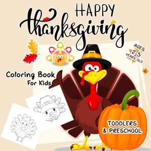 Thanksgiving Coloring Book for Toddlers de Passion Kids