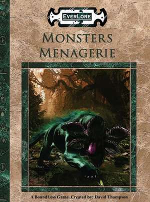 Monsters Menagerie de David Thompson