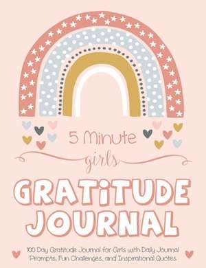 5 Minute Girls Gratitude Journal de Gratitude Daily