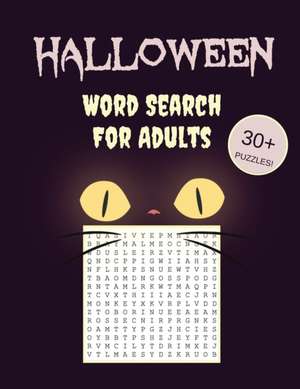 Halloween Word Search For Adults de Makmak Puzzle Books