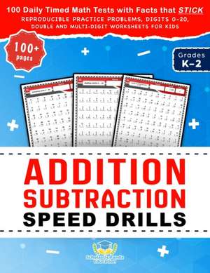 Addition Subtraction Speed Drills de Scholastic Panda Education