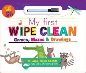 My First Wipe Clean: Games, Mazes & Drawings de Little Genius Books