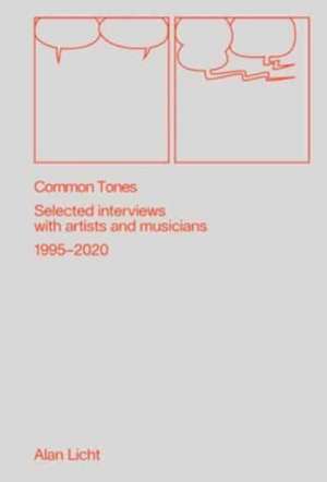 Common Tones de Alan Licht