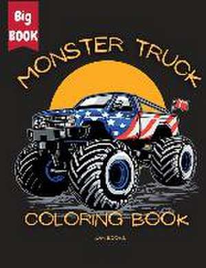 Monster Truck Mania Coloring Book for Kids de Jam Books