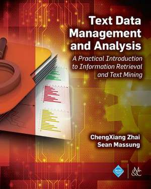 Text Data Management and Analysis de Chengxiang Zhai